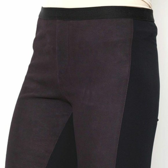 HELMUT LANG Charred Plum SLIM LEGGING Pants LAMB - Picture 2 of 2